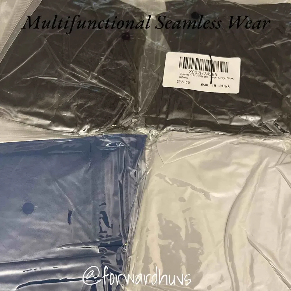Breathable Polyester Microfiber Multifunctional Seamless Wear 6 Pk ** NEW **